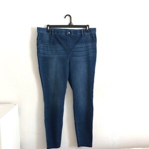XXL Dark Blue Denim Jeggings. Size 20 plus Size.